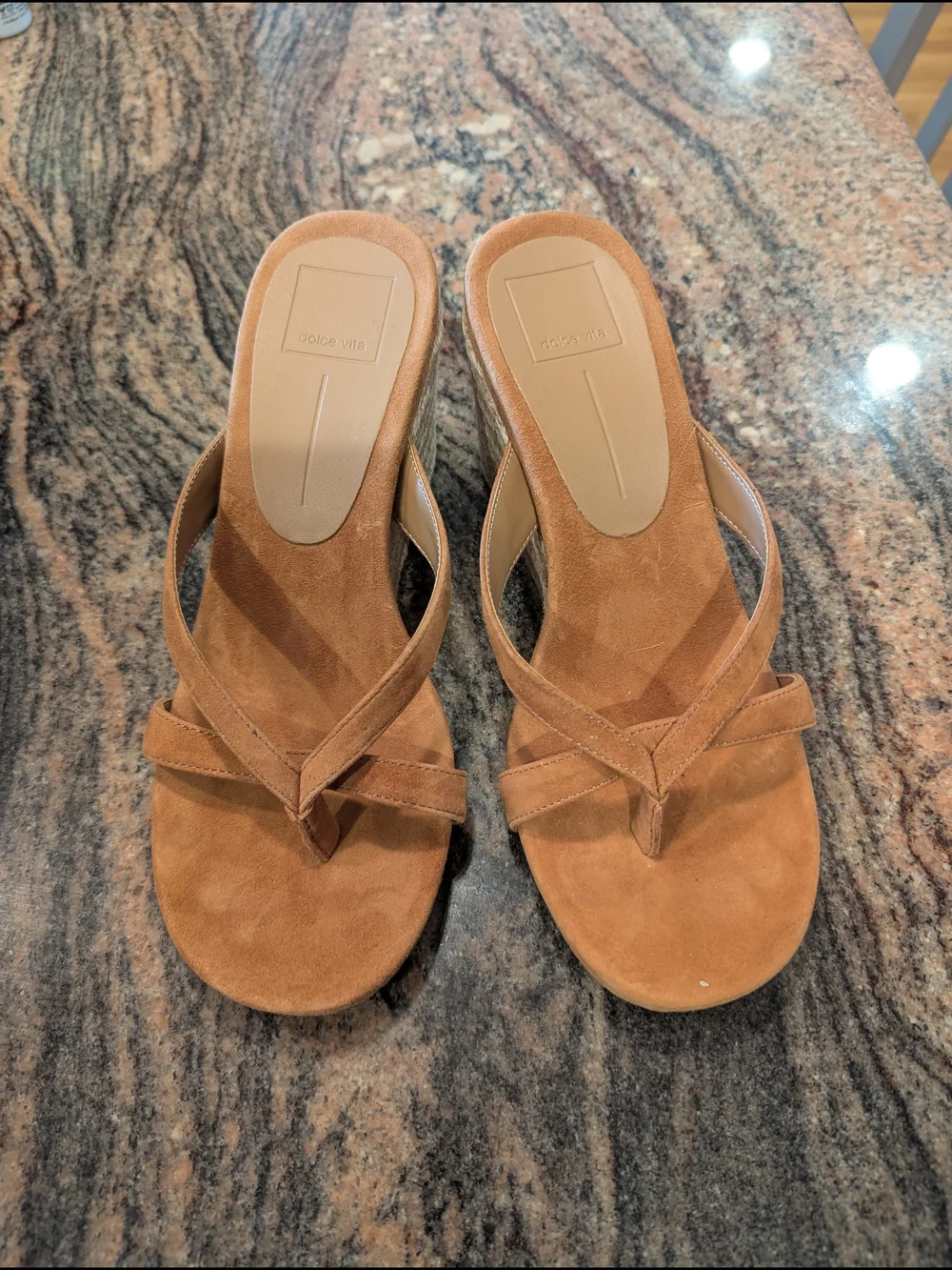 Brown Suede Dolce Vita Espadrille Wedge